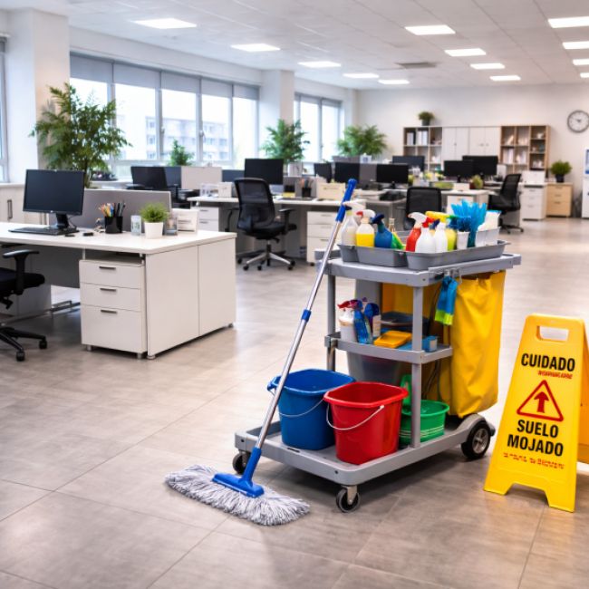 Limpieza de oficinas en Castellar