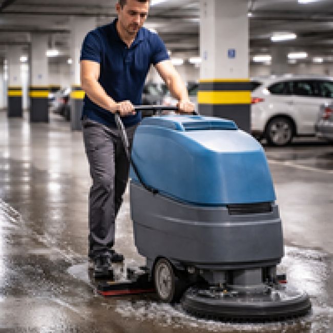 Limpieza de parkings en Castellar del Vallès